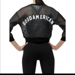 Good American THE WARRIOR CROP COVER-UP